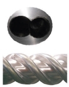 Rosca e canhão bimetálico