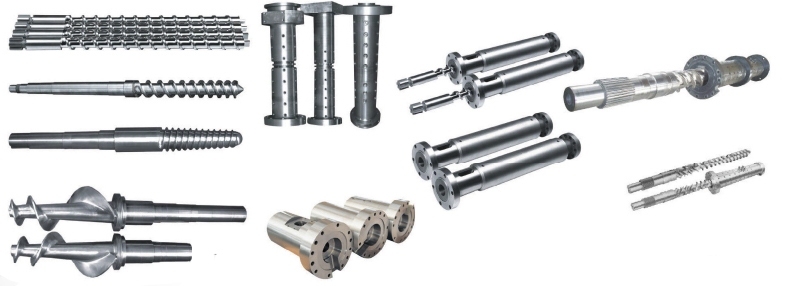 Rosca e cilindro para máquinas de borracha